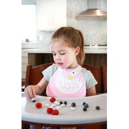 Bavoir silicone cygne