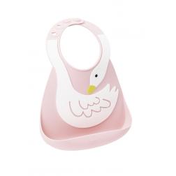 Bavoir silicone cygne