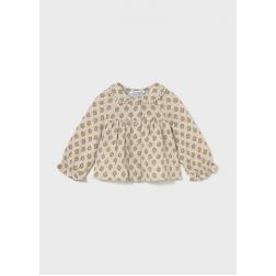 Blouse en mousseline de soie bébé