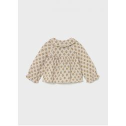 Blouse en mousseline de soie bébé