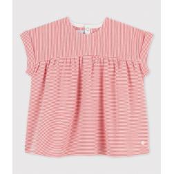 Blouse manches courtes en coton bio bébé