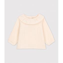 Blouse manches longues bébé en gaze de coton