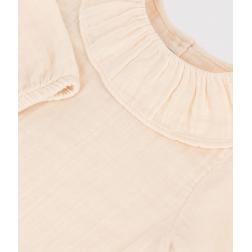 Blouse manches longues bébé en gaze de coton