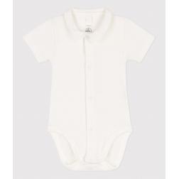 Body manches courtes à col en coton bébé
