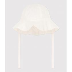 Capeline en broderie anglaise bébé
