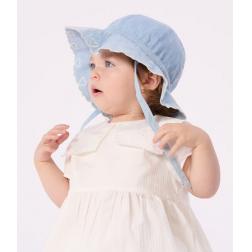 Capeline fille en chambray