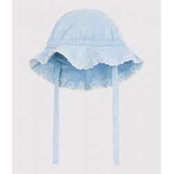 Capeline fille en chambray