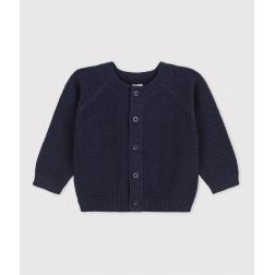 Cardigan bébé en tricot en coton