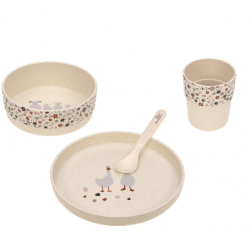 Coffret repas ferme beige