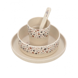 Coffret repas ferme beige