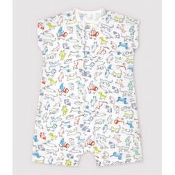 Combicourt chiots colorés bébé en tissu couche en coton biologique