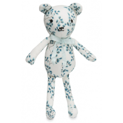 Doudou ours bleu