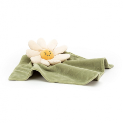 Doudou plat fleur (2 coloris)