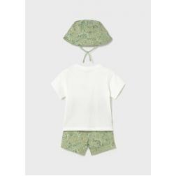 Ensemble 3 pi&egrave;ces avec chapeau 