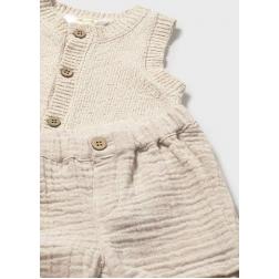 Ensemble 3 pi&egrave;ces avec gilet 