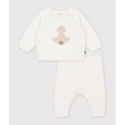Ensemble b&eacute;b&eacute; en tricot &agrave; motif 