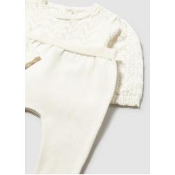 Ensemble gu&ecirc;tre et pull maille