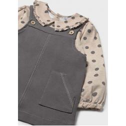 Ensemble jupe salopette et t-shirt
