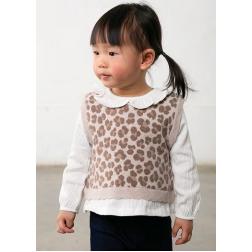 Ensemble pantalon et blouse avec gilet 
