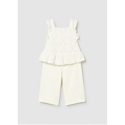 Ensemble pantalon et top crochet