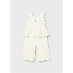 Ensemble pantalon et top crochet