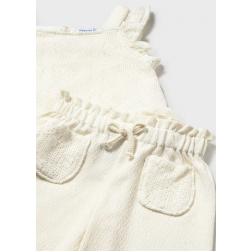 Ensemble pantalon et top crochet