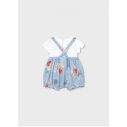 Ensemble salopette et t-shirt