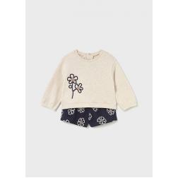 Ensemble short fleurs