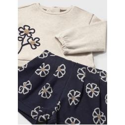 Ensemble short fleurs