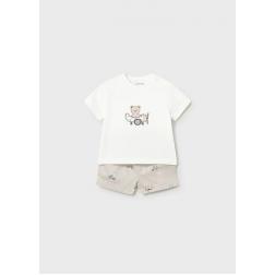 Ensemble short imprim&eacute; et t-shirt 