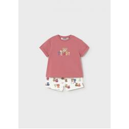 Ensemble short imprim&eacute; et t-shirt 