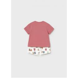 Ensemble short imprim&eacute; et t-shirt 