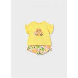 Ensemble short imprim&eacute; et t-shirt 