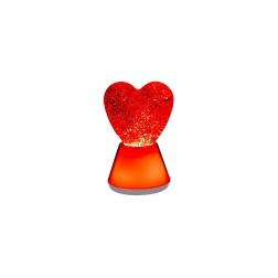 Lampe &agrave; paillettes Coeur magique