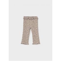 Leggings flare &agrave; volants