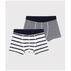 Lot de 2 boxers rayés petit garçon