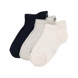 Lot de 3 paires de chaussettes basses enfant fille-garçon