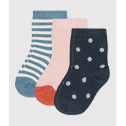 Lot de 3 paires de chaussettes bébé