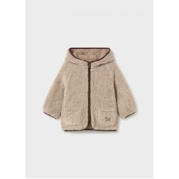Manteau r&eacute;versible en imitation mouton