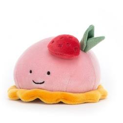 Peluche tarte framboise