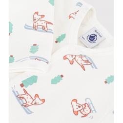 Pyjama b&eacute;b&eacute; en molleton imprim&eacute; chien 