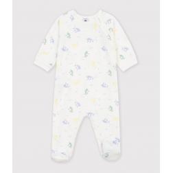 Pyjama b&eacute;b&eacute; en velours imprim&eacute; dragons 