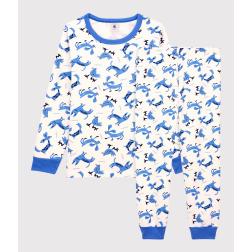 Pyjama motif animaux petit garçon en coton