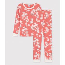 Pyjama snugfit Hawaï petite fille en coton