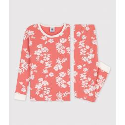 Pyjama snugfit Hawaï petite fille en coton