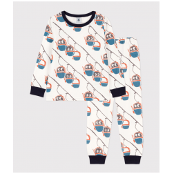 Pyjama télécabine petite fille/petit garçon en molleton