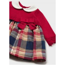 Robe combin&eacute;e en tricot