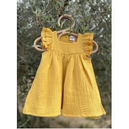 Robe double gaze de coton  3 coloris