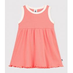 Robe en coton sans manches, unie 