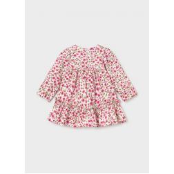 Robe en velours imprim&eacute;e